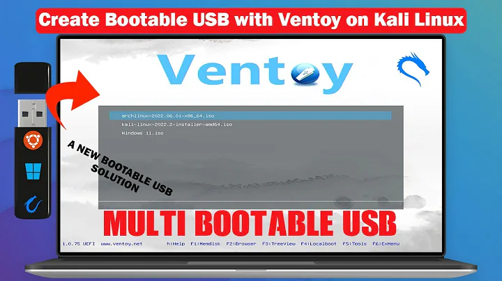 Create Bootable USB on Kali Linux [Multiboot USB Flash Drive]
