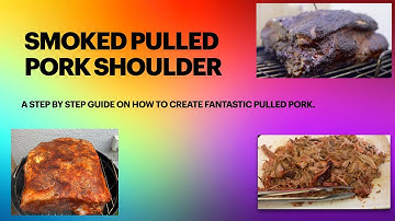 Texas Style Pulled Pork step by step on a Pro Q Smoker