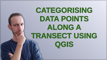 Categorising data points along a transect using QGIS
