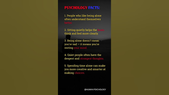 🧠 PSYCHOLOGY FACTS 🧠