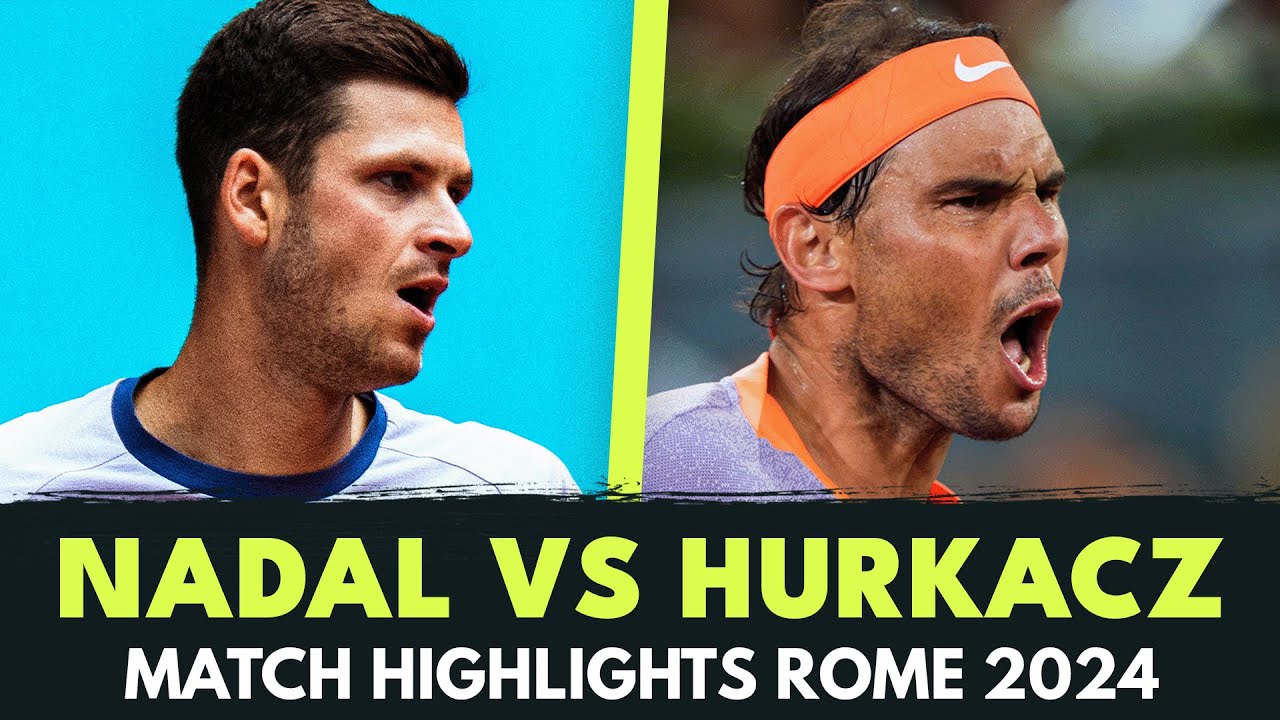 Rafa Nadal vs Hubert Hurkacz Highlights | Rome 2024