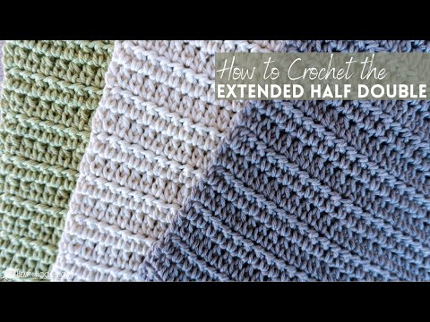 Crochet Extended 'X' Stitch - The Loopy Stitch