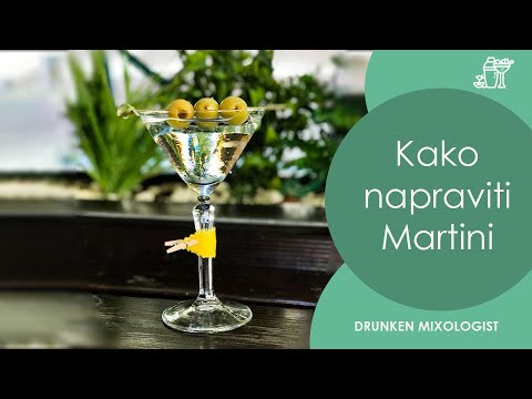 Video: Kako Napraviti Martini Koktel