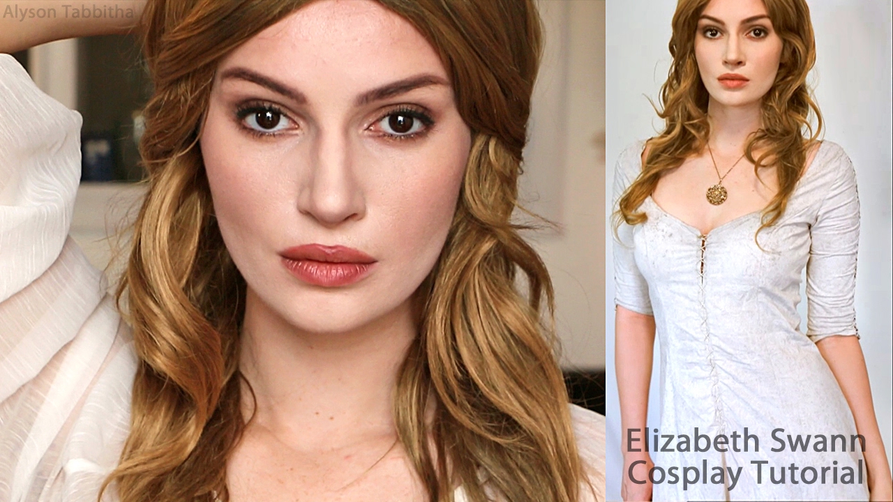 Elizabeth Swann Makeup Wig Costume Cosplay Tutorial YouTube