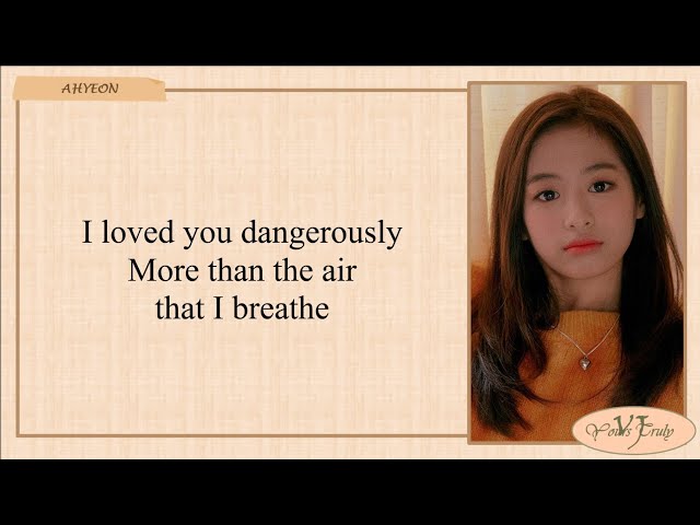 AHYEON (BABYMONSTER) 'Dangerously' Cover Lyrics class=