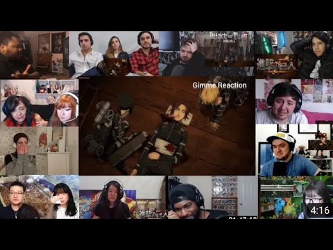 【海外の反応】サシャの死、海外の反応まとめ　Sasha Death   Attack on Titan Final Season Episode 8 Reaction Mashup