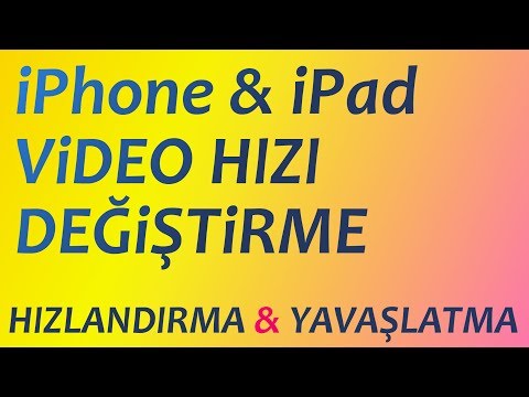 iOS VİDEONUZUN HIZINI KOLAYCA DEĞİŞTİRİN (imovie) | iOS slow motion & fast motion