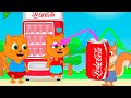 Cats Family en Français - Coca Cola Géant En Cadeau Vidéos Animés 2021 en Français 13+