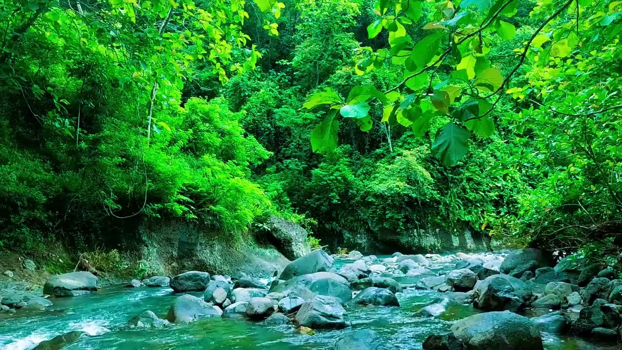 Sleep Meditation With Water Sounds 💦 Calming Music Water For sleep running water ASMR sleep