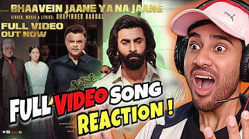 ANIMAL: Bhaavein Jaane Ya Na Jaane (Full Video) REACTION | Ranbir Kapoor | Anil Kapoor | Bhupinder