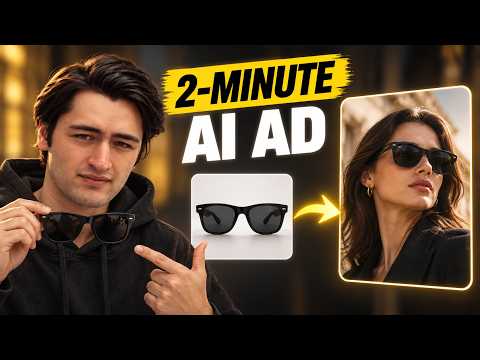 Ich habe in nur 2 Minuten eine professionelle KI-Werbung erstellt!