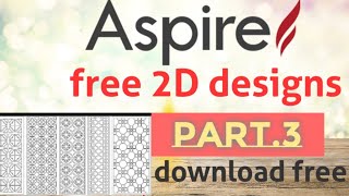 free 2D design/vector for cnc ! free DXF files! free vector for aspire and artcam!v carve inlay