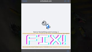 [Fixed] How to FIX 'Something Went Wrong' | Critical Ops Facebook account