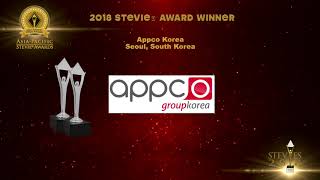 Appco Korea Wins In The 2018 Asia-Pacific Stevie Awards