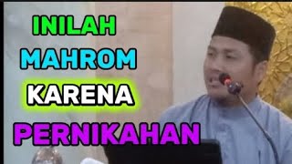 This is the Mahram of MARRIAGE (Ust. Dr. Supriyadin Hasibuan, MA)