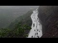 Khandala and Mumbai Pune Expressway from Rajmachi point in monsoon!