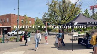 [4K] WALKING: Eugene, OR University of Oregon Tour