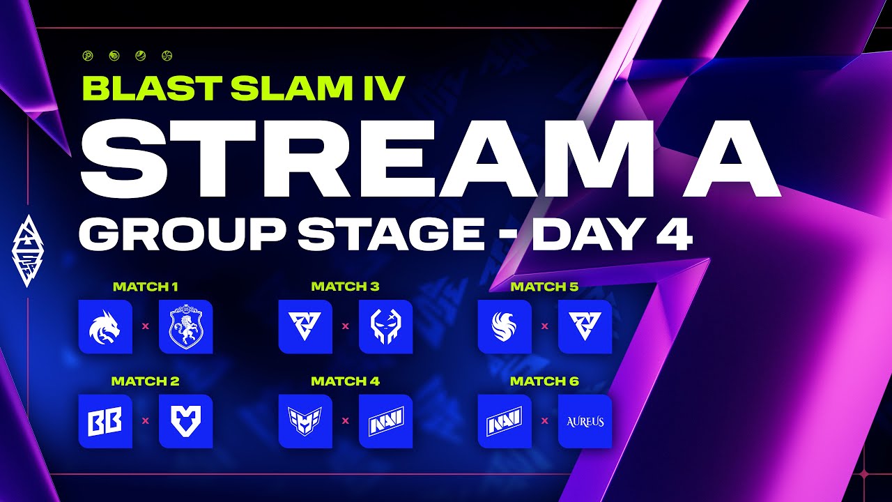 BLAST Slam IV, Group Stage, Day 4: Stream A - Dota 2 LIVE