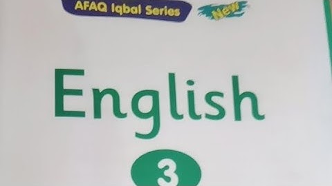 Afaq iqbal series new English class three page no 44 #healty food  how to understand class level?