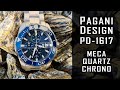 Pagani Design PD-1617 mecaquartz chronograph watch review #paganidesign #gedmislaguna #VK67