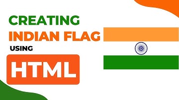 Create Indian Flag using HTML