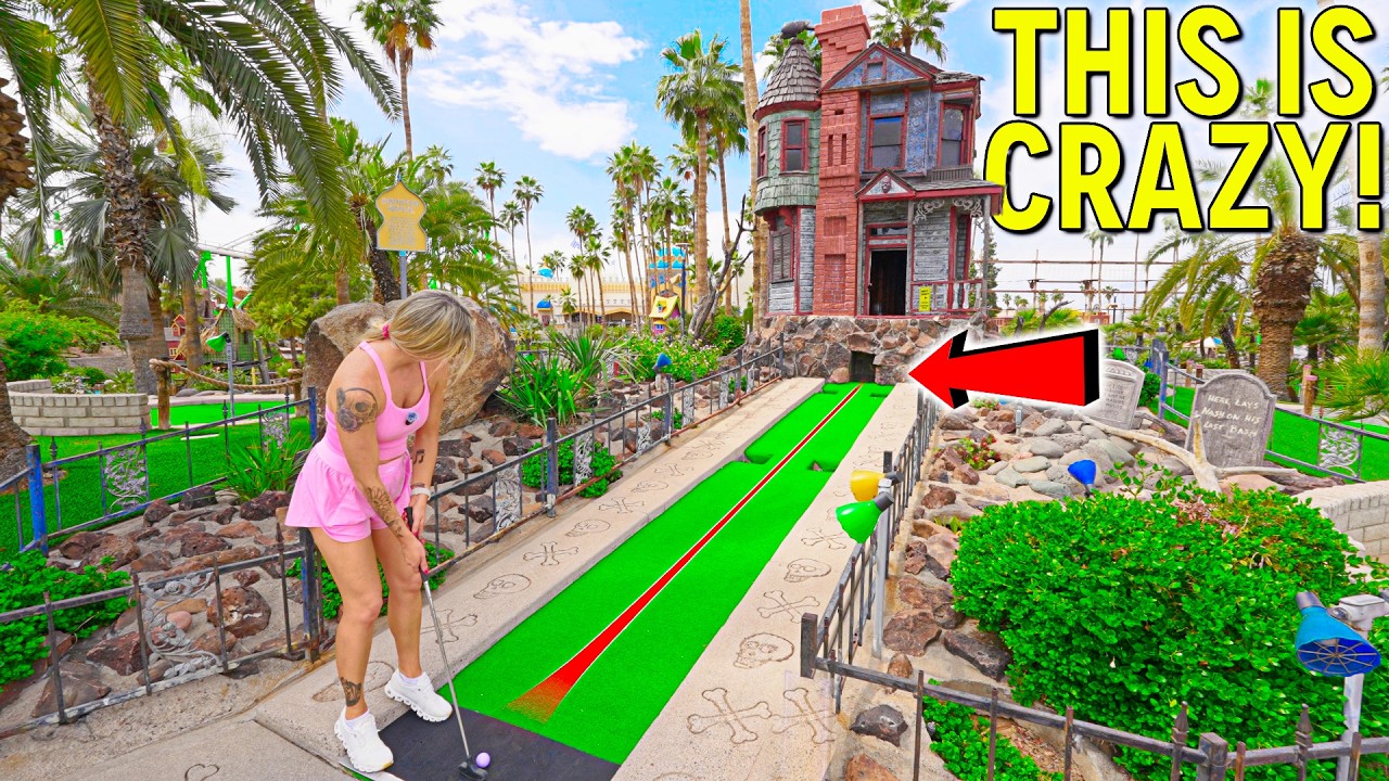 This Mini Golf Course BLEW OUR MINDS!