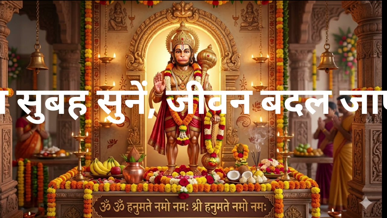 108 बार शक्तिशाली हनुमान मंत्र | ॐ हं हनुमत्ये नमो नमः | 30 मिनट चमत्कारी जप | संकट मोचन भजन