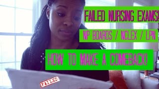 Celebrity I FAILED MY NURSING EXAM!!! HOW TO MAKE A COMEBACK! Net Worth