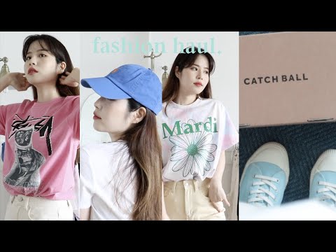 봄에 입으면 더 예쁜 브랜드 위주 18가지 패션하울🧢〰️폴로, 스투시, 세인트제임스, 마르디메크르디, 캐치볼🧦(의류ㅣ신발ㅣ가방)