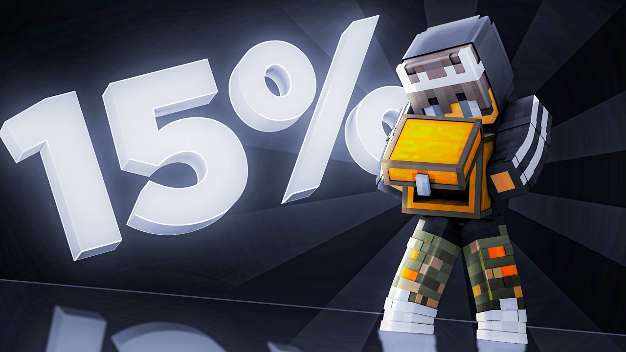 ICH HABE PERMANENT PECH IN MINECRAFT (15% CHALLENGE)