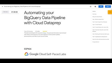 Automating your BigQuery Data Pipeline with Cloud Dataprep(GSP826) #qwiklabs