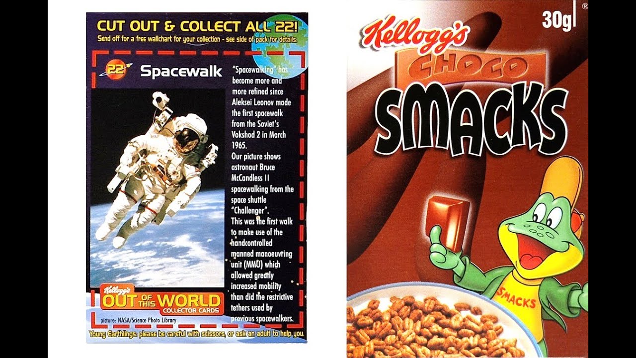Kelloggs Variety Out Of This World Collectors Cards & Adverts