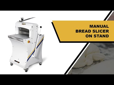 MANUAL BREAD SLICER ON STAND
