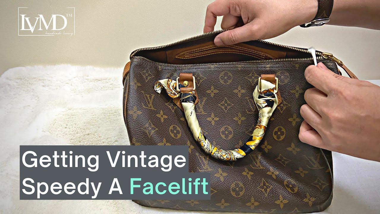 How A Vintage Louis Vuitton Speedy 30 Is Deep Cleaned And Restored