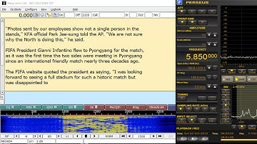 5850 kHz SW Radiogram program 122 Oct 20,2019 0800 UTC