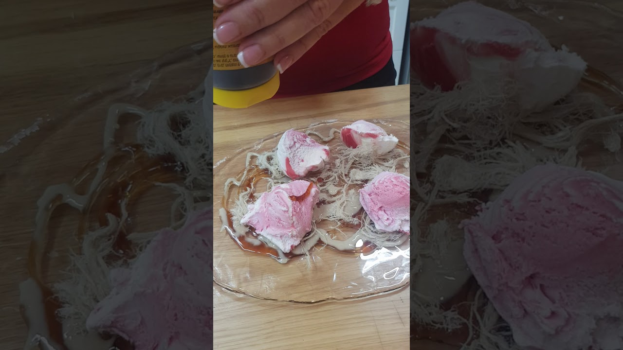קינוח הר געש גלידה קל ומרשים