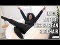 SEW IT B ⇢ I MADE A 5 FOOT SHERPA BEAN BAG CHAIR | Barbara Atewe