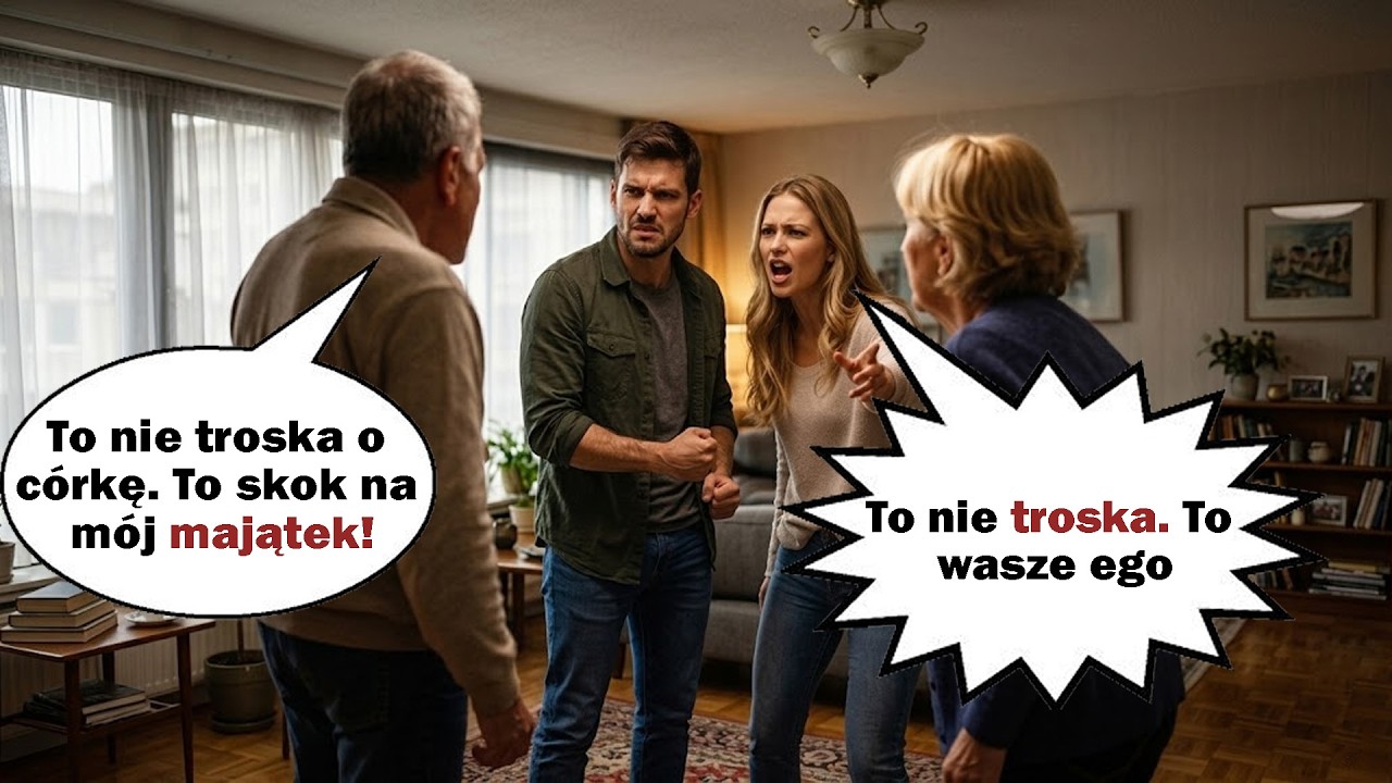 Kilka dni temu po kolacji teściowie ogłosili, że chcą rozwiązać intercyzę. Siedzieliśmy przy stole, syn spał. Odmówiłem. Wtedy wszystko się wylało. Lata zamiatania syfu pod dywan poszły z dymem w...