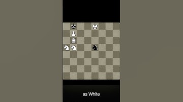 Mate in Two - Daily Chess Puzzle - No. 131 - #chess #puzzle #checkmate #shorts #0_algo_chess