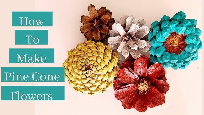 🧶🌲🧶Bleaching pinecones for crafts. Do feel free to save and share f, Craft