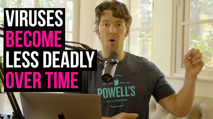 Viruses Evolve to Become Less Virulent (deadly) Over Time: the Law of Declining Virulence