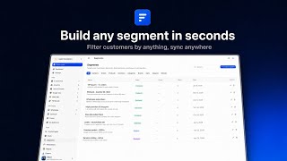 Segments clients réutilisables | Fullmetrix