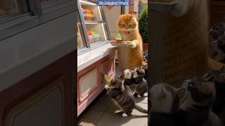 Cat icecream shop🧁 #viral #cartoon #magic #viral #trending #shorts #animation #cute #trending #cat