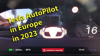 The state of Tesla AutoPilot in Europe in 2023