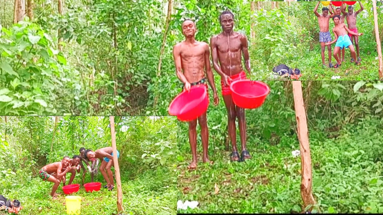 💀💀💀I'm Gabu 254 enjoying shower at the bush and show sam Love❤️‍🔥❤️‍🔥❤️‍🔥