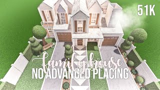No Advanced Placing Family House | Bloxburg Build