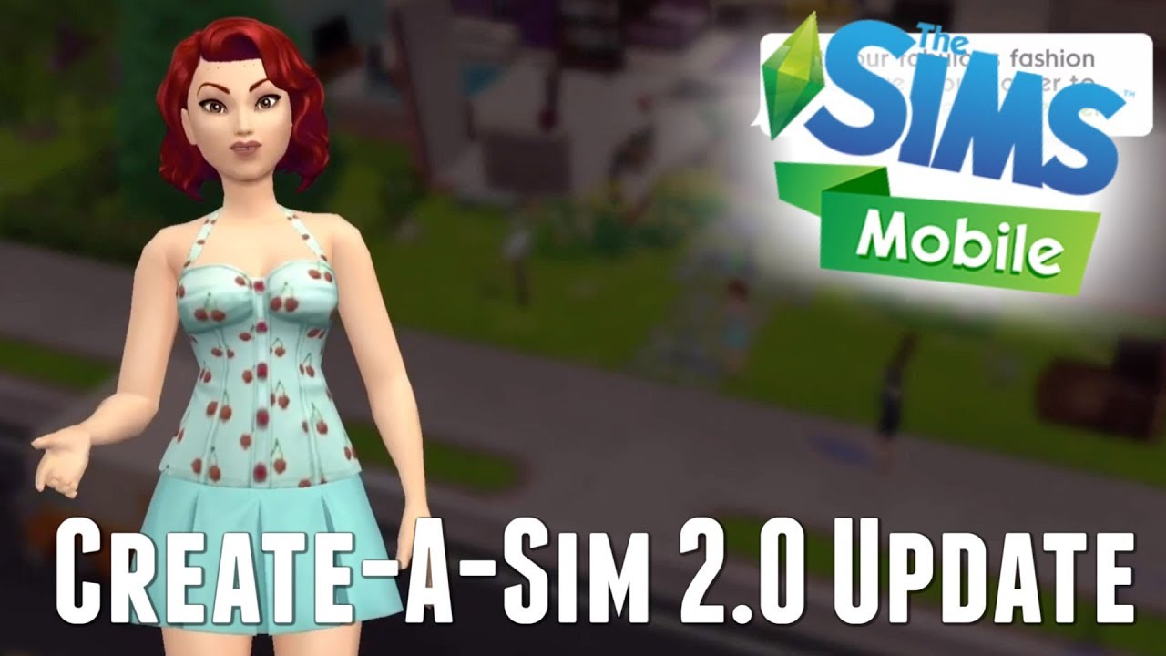 Sims Mobile  New Update Fashionista Create-A-Sim 2.0 🐲