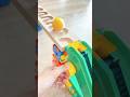 Marble Run | Fast-paced! Manual Ramp &amp; White Truck #Shorts #asmr