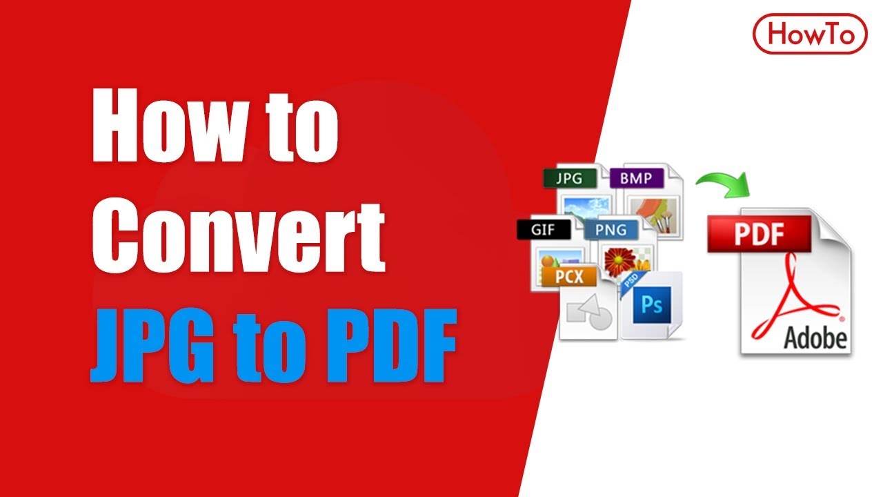 How to Change Jpg To Pdf | Convert JPG to PDF