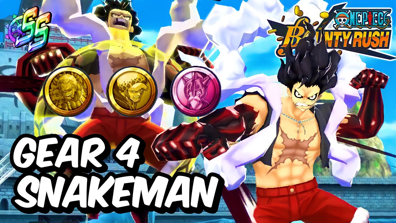 GEAR FOUR SNAKEMAN GAMEPLAY ON SS LEAGUE | ONE PIECE BOUNTY RUSH | OPBR